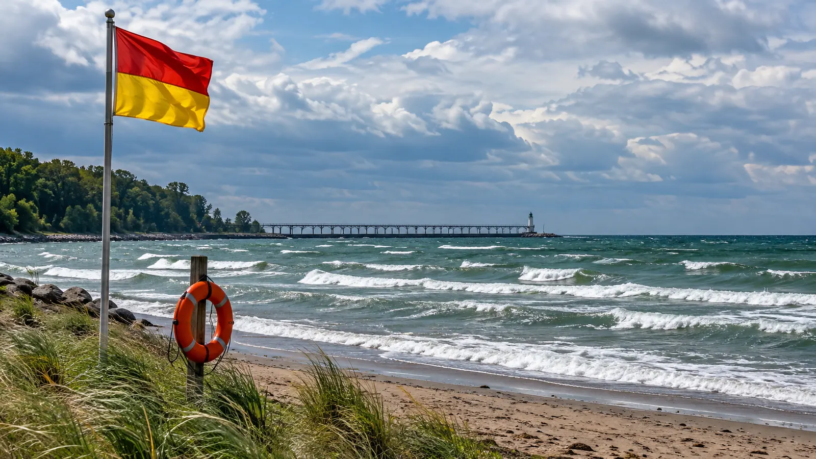 Lake Erie Swimming Safety: Waves, Pier Currents and Rip Currents